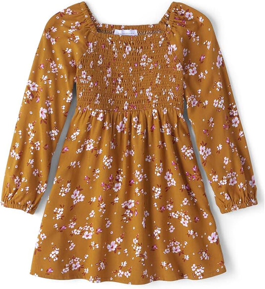 Baby Girls' Floral Smocked Dress