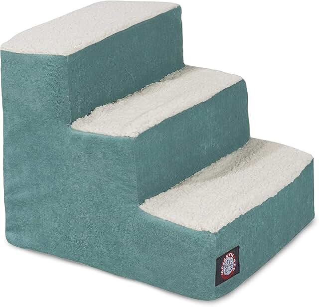 Soft Sherpa Pet Stairs for Dogs and Cats