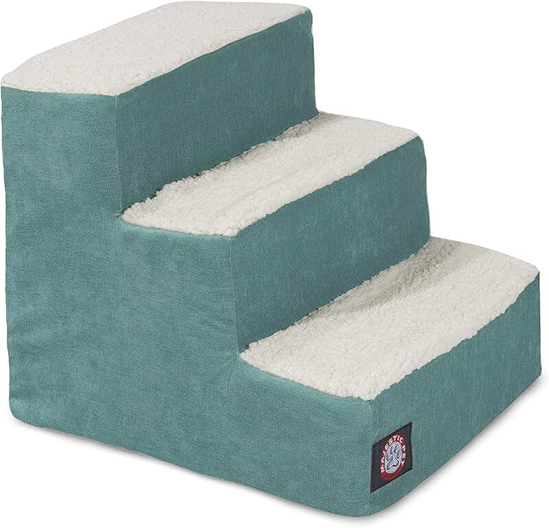 Soft Sherpa Pet Stairs for Dogs and Cats