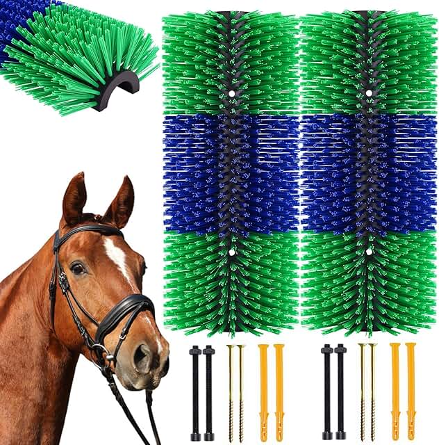 Livestock Grooming and Itch Relief Brush Set