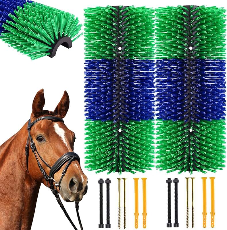 Livestock Grooming and Itch Relief Brush Set