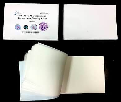 300 Sheets Microscope and Camera Lens Cleaning Paper (3 Pack)