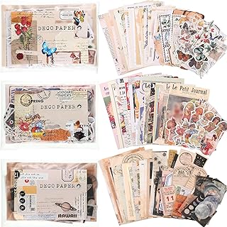 600 Vintage Scrapbook Stickers for Journals and Crafts