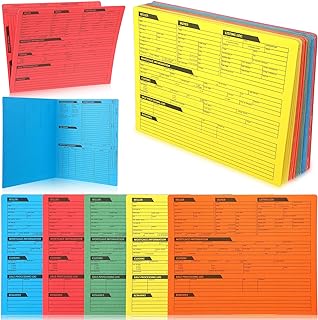 50 Pcs Real Estate Listing Folders with Closing Checklist