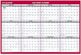 Large 2026 Monthly Wall Calendar, 24x36 inches