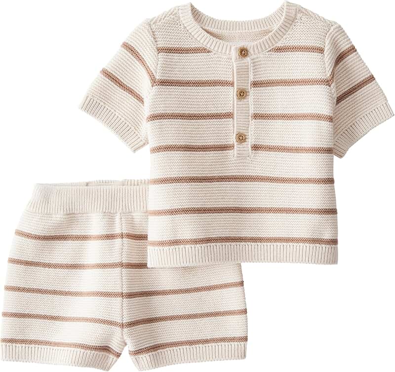 Unisex Baby Shorts Set Made with Organic Cotton