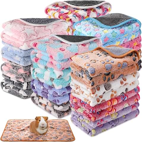 20 Small Waterproof Fleece Pet Bedding Pads