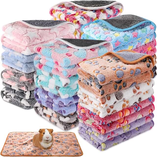 20 Small Waterproof Fleece Pet Bedding Pads