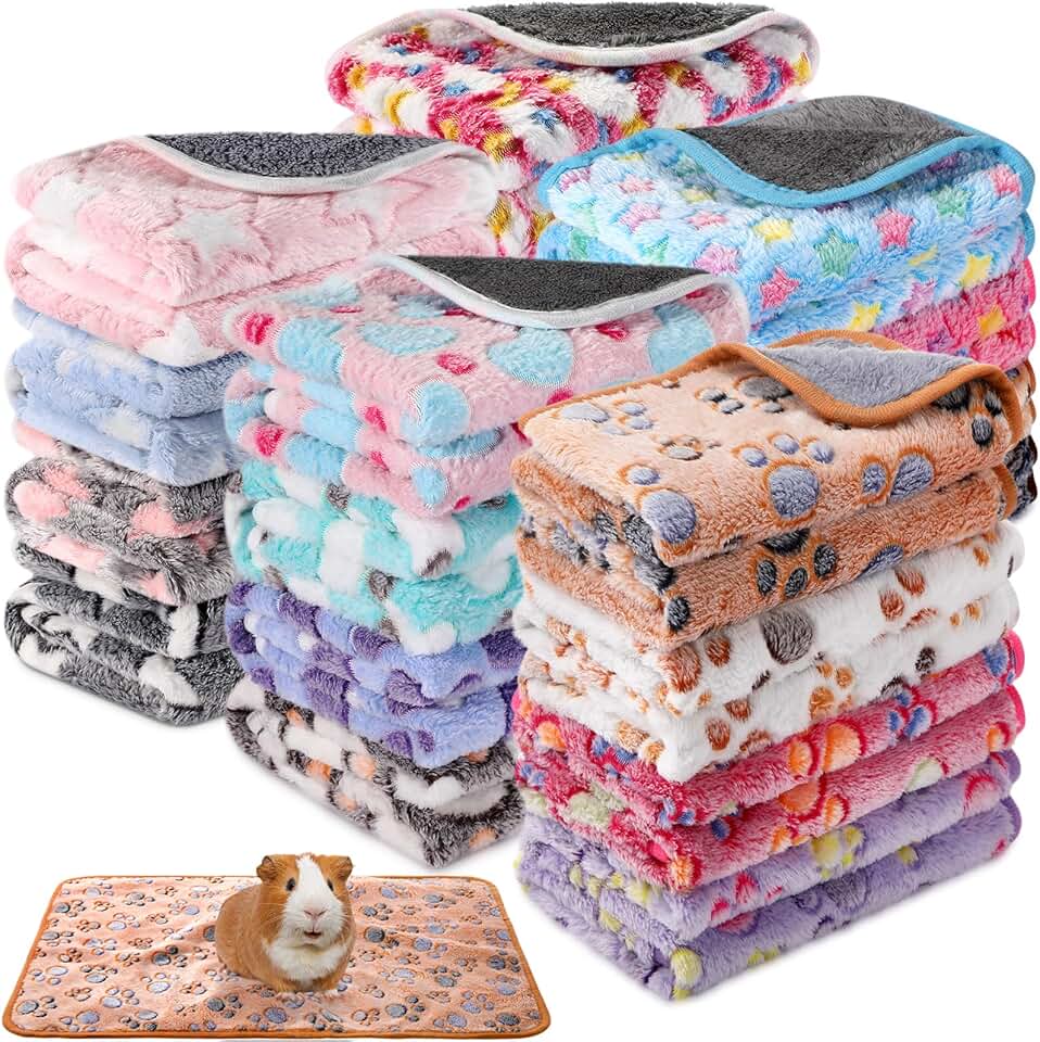 20 Small Waterproof Fleece Pet Bedding Pads