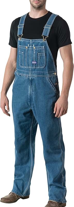 Men's Stonewashed Bib Overall