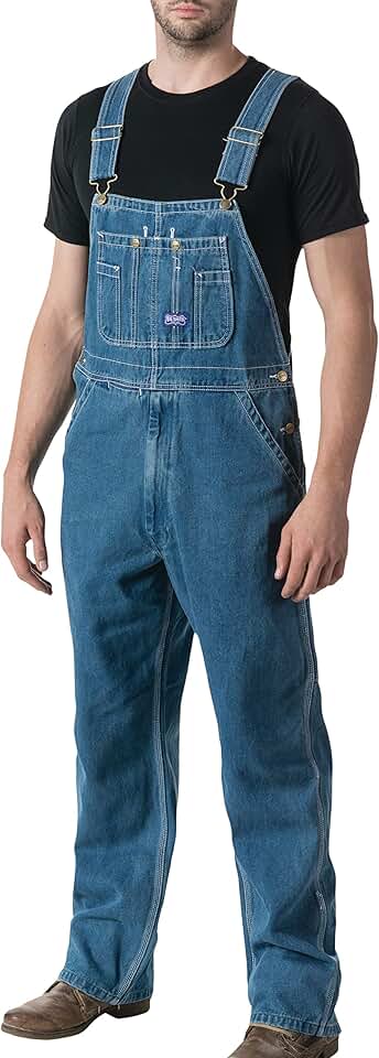 Men's Stonewashed Bib Overall