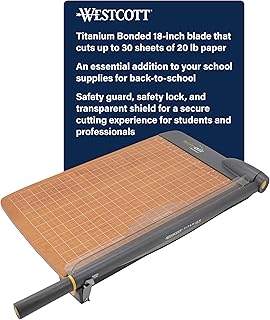 18-Inch Guillotine Paper Cutter with Safety Features