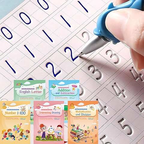 Magical Handwriting Practice Workbooks for Children
