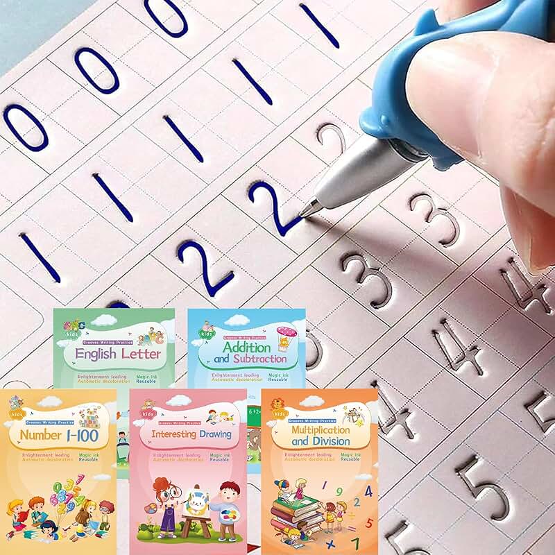 Magical Handwriting Practice Workbooks for Children