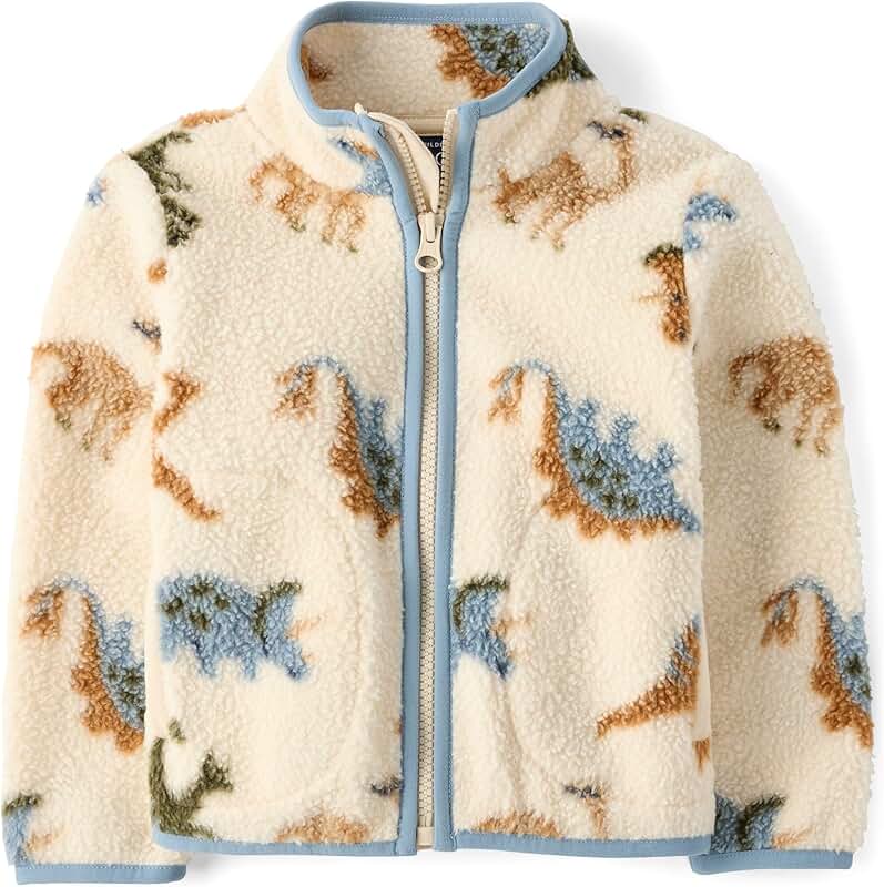 Long Sleeve Sherpa Fleece Toddler Jacket