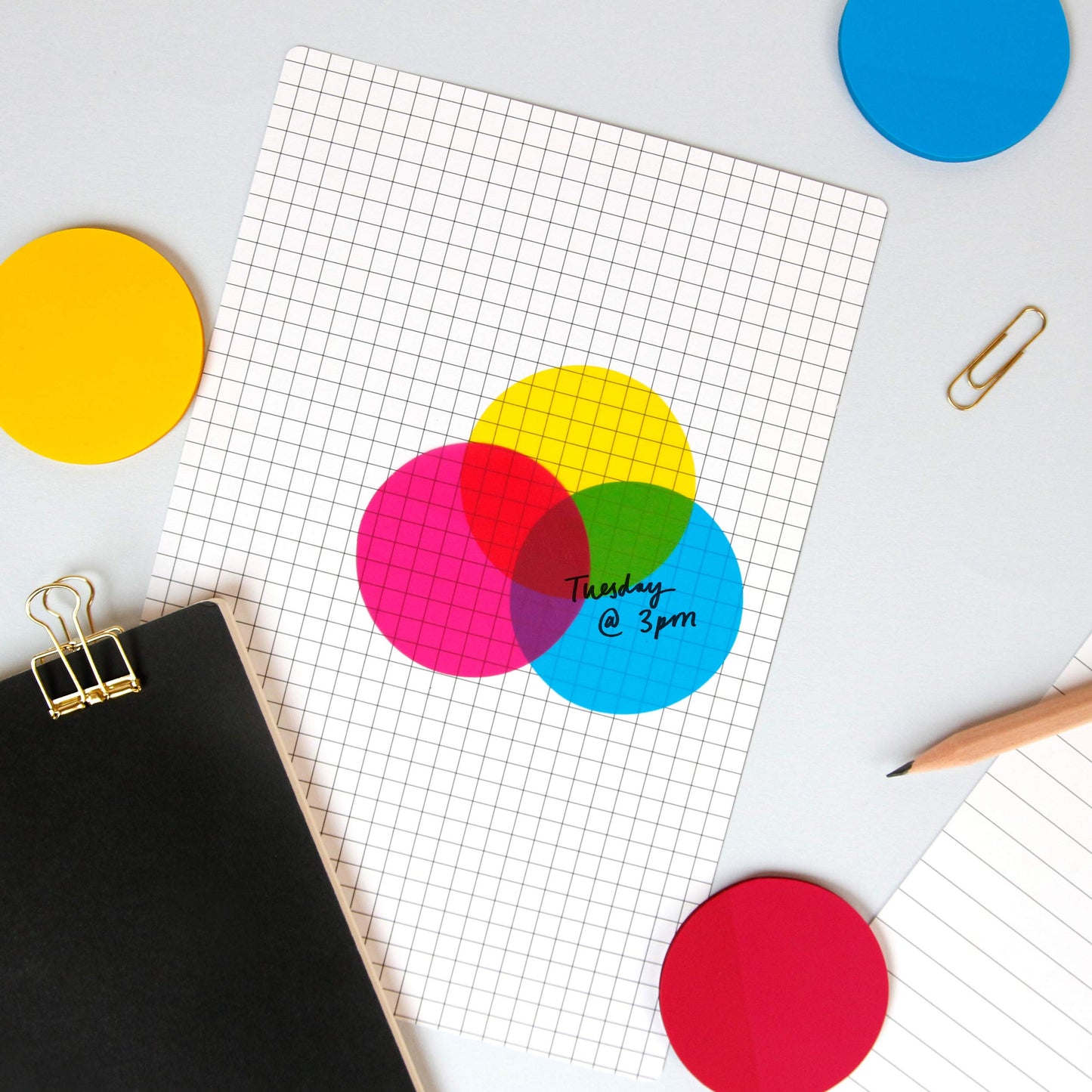 Colorful Transparent Sticky Notes for Reminders