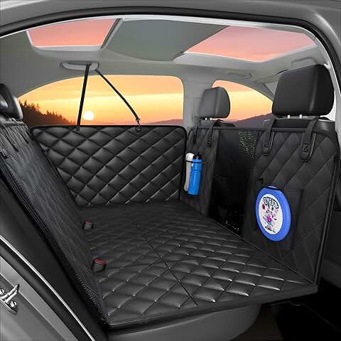 Dog Car Seat Cover for Back Seat, Waterproof and Scratch Resistant