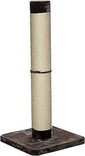 Large 41-Inch Sisal Cat Scratching Post with Faux Fur
