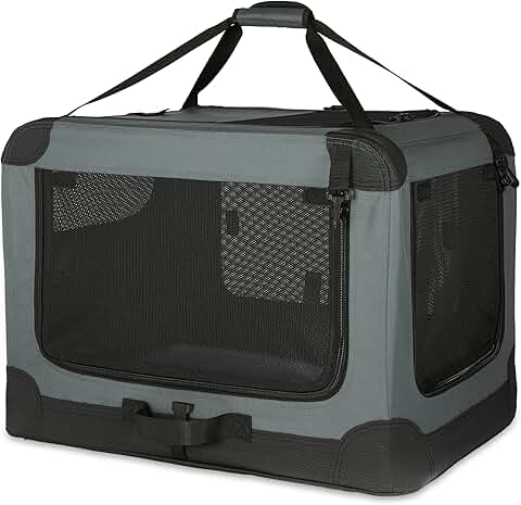 Portable Soft-Sided Travel Crate for Small Pets