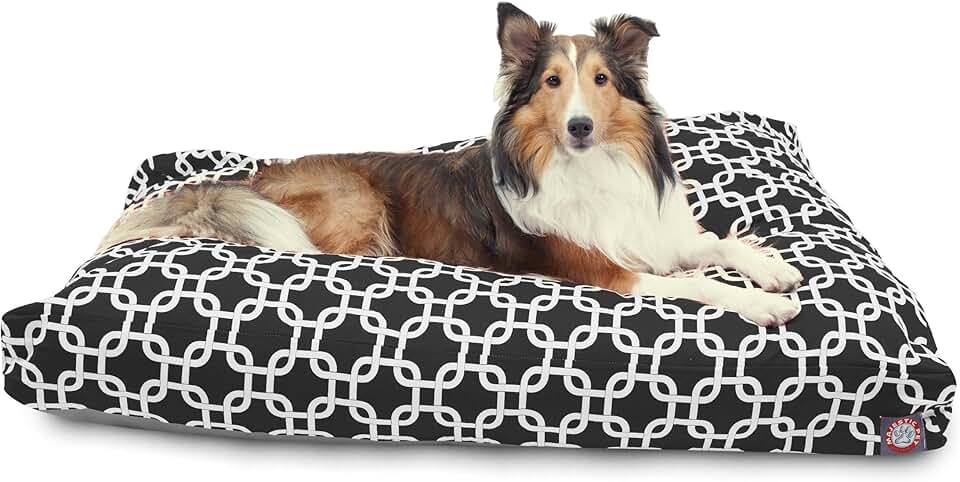 Large Indoor Outdoor Pet Dog Bed with Washable Cover
