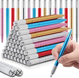 50 Microblading Eyebrow Pen Set for Makeup and Salons