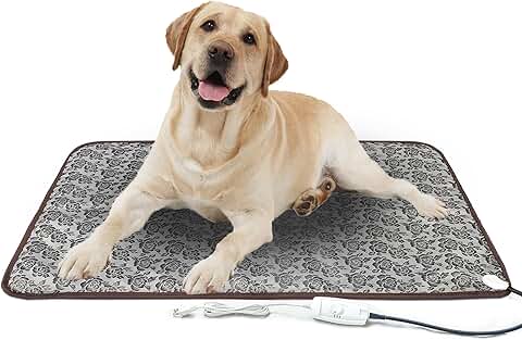 Large Waterproof Pet Heating Pad for Dogs and Cats
