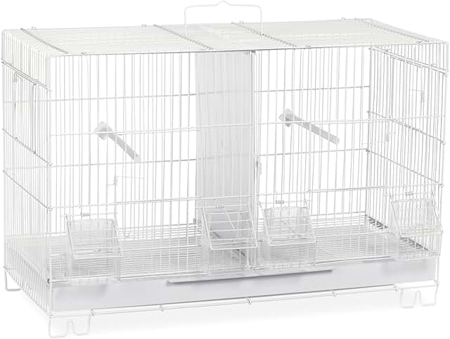 White Breeder Cage, 1/2 inch