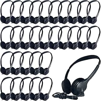 60 Pack Kids and Student Headphones with 3.5mm Jack