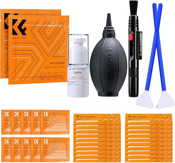 Camera Lens Cleaning Kit with Sensor Cleaner and Tools