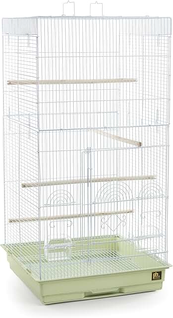 Tall Sage Green Pet Cage