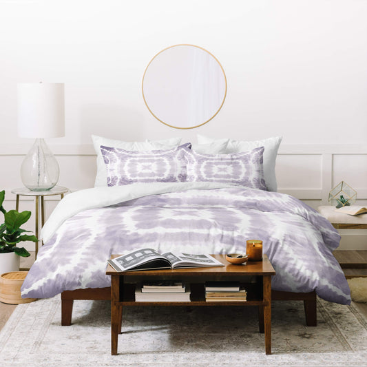 Monika Strigel Wild and Free Urban Lavender Duvet Set with Pillow Sham, Twin, Purple