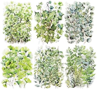 120 Botanical Leaf Stickers for Crafts and Journals