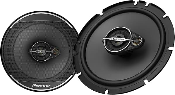 6.5-inch 3-Way Car Speakers, Pair, 320W Max