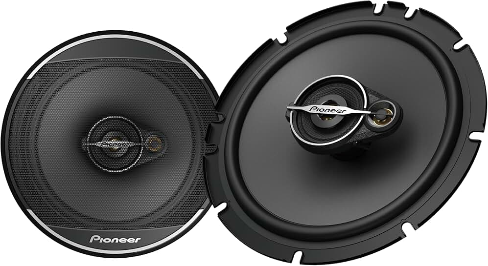 6.5-inch 3-Way Car Speakers, Pair, 320W Max