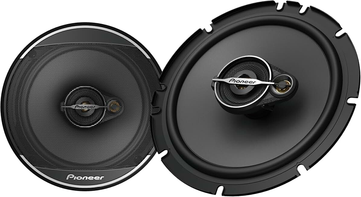 6.5-inch 3-Way Car Speakers, Pair, 320W Max