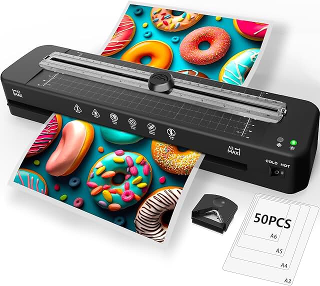 13 Inch Laminator with Cutter and Corner Rounder