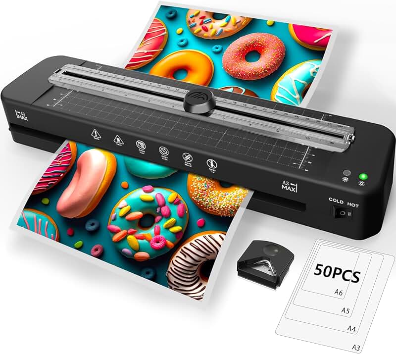 13 Inch Laminator with Cutter and Corner Rounder