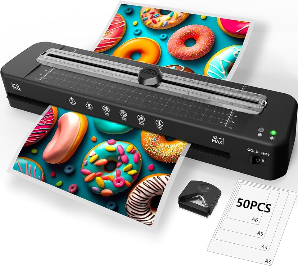 13 Inch Laminator with Cutter and Corner Rounder