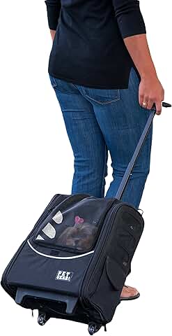 Pet Carrier Backpack with Ventilation and Tether