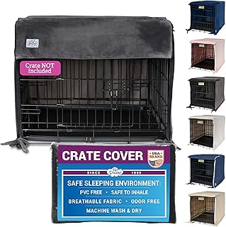 Breathable Dog Crate Cover for Double-Door Cages