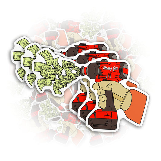 Set of 3 Waterproof Vinyl Stickers for Helmets and More