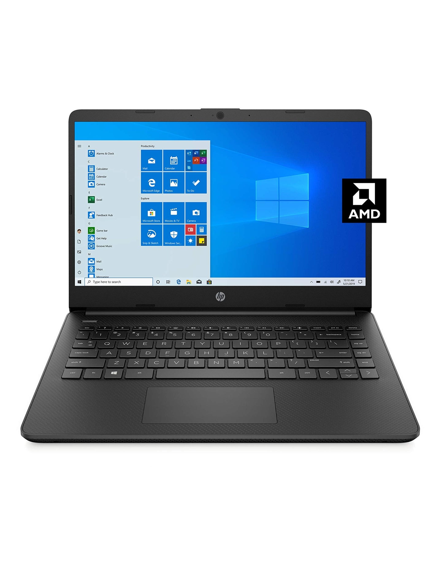 14 Laptop, AMD 3020e, 4 GB RAM, 64 GB eMMC Storage, 14-inch HD Display, Windows 10 Home in S Mode, Long Battery Life, Microsoft 365, (14-fq0020nr, 2020)