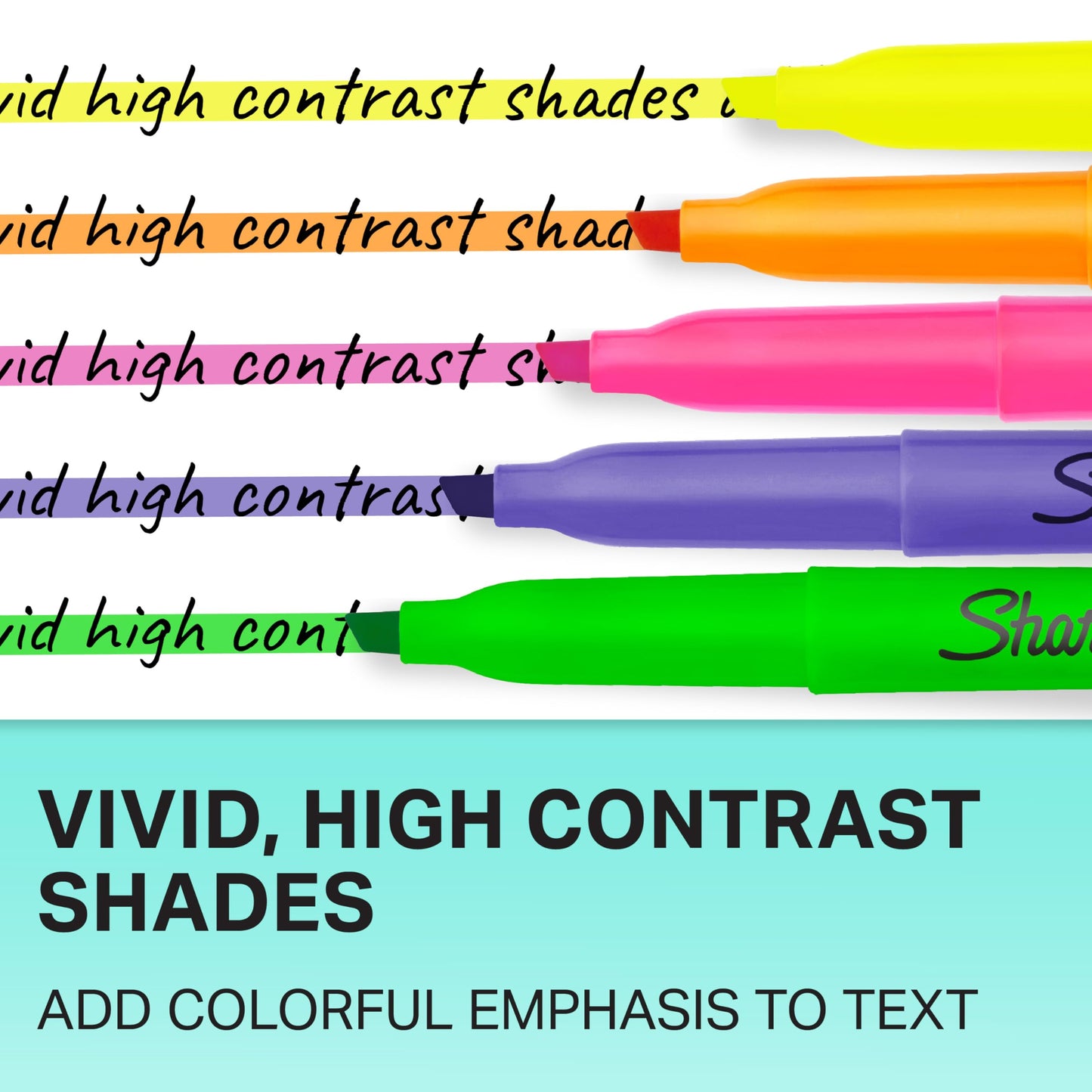 12 Fluorescent Chisel Tip Pocket Highlighters