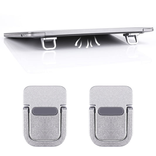 2-Pack Portable Self-Adhesive Laptop Stands