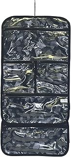Hanging Travel and Jewelry Organizer in Black Leopard