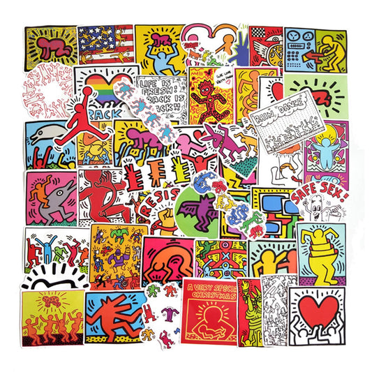 50 Graffiti Waterproof Stickers for Water Bottles and More