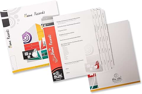 Home Records Organizer Kit with Index Tabs