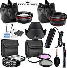 58mm Wide and Telephoto Lens Accessory Kit with Filters