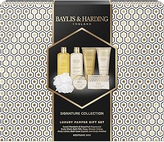 Luxury Bath and Skincare Gift Set with Mandarin and Grapefruit
