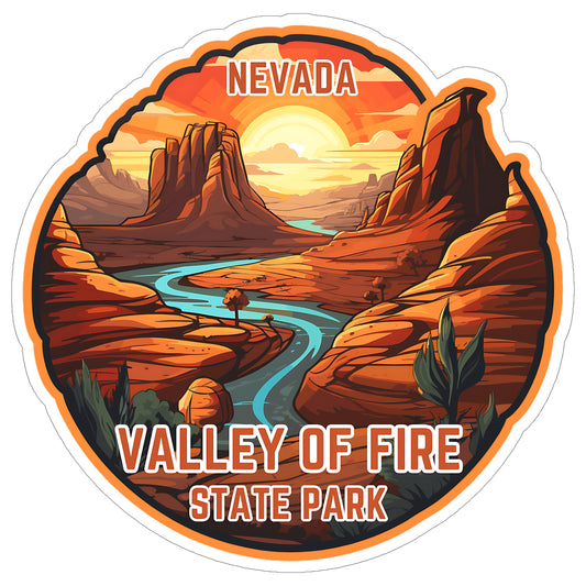 Valley of Fire State Park Nevada Scenic Sticker